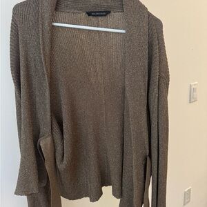 Balenciaga Women's Elegant Brown Cardigan
